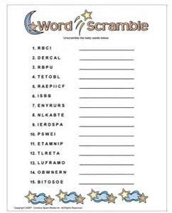 Printable books of the bible unscramble the words game. 80 best Z- Christian/Bible Baby Shower images on Pinterest ...