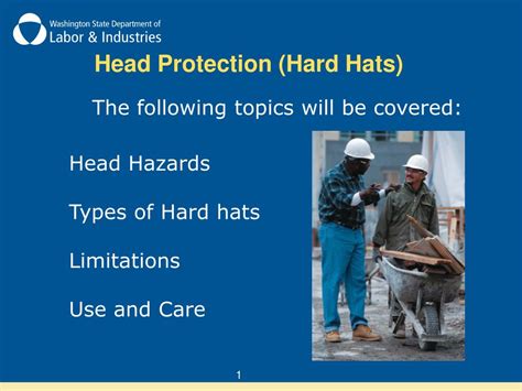 Ppt Head Protection Hard Hats Powerpoint Presentation Free