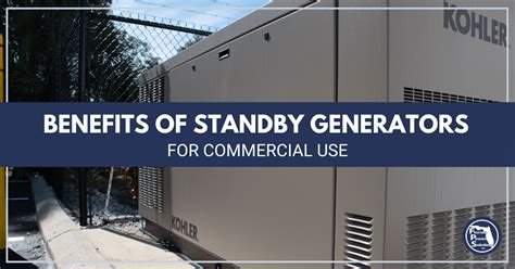 Benefits Of Standby Generators For Commercial Use Fps