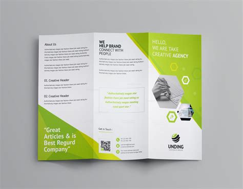 Aeolus Corporate Tri Fold Brochure Template 001159
