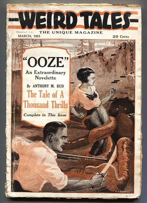 Weird Tales 1 March 1923 Rare 1st Issue SUPER RARE Pulp Magazine