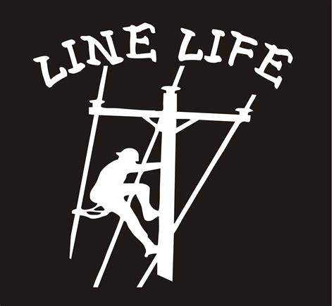 line life lineman vinyl decal line life vinyl sticker line etsy singapore
