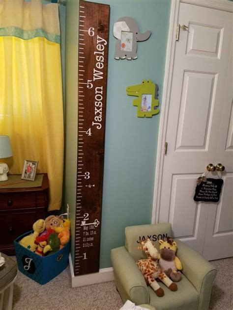 Wooden height chart kids height chart height chart for ...
