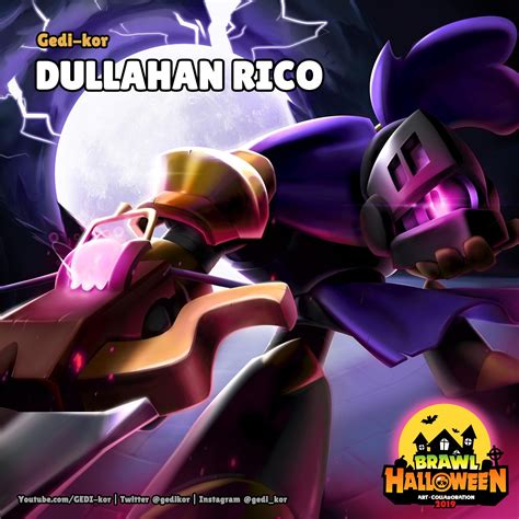 All brawl skins as of the april 2020 update with pictures except for sally leon :) learn with flashcards, games and more — for free. BRAWL HALLOWEEN Dullahan Rico by u/GEDI-KOR | Brawl ...