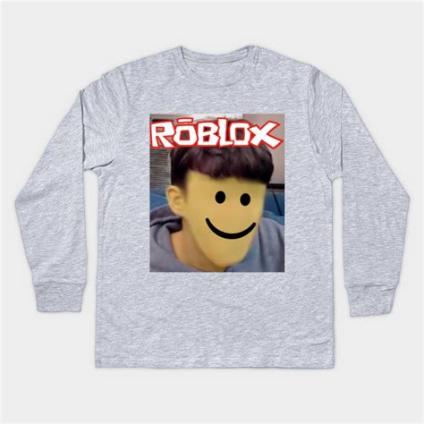 Roblox Noob Kids Long Sleeve T Shirts Teepublic