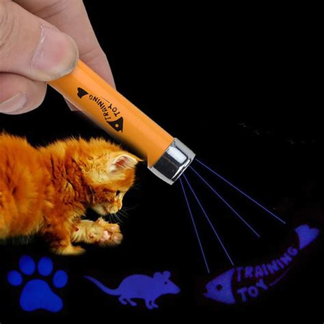 Cat Laser Pointer Pen Interactive Toy With Bright Animation Mouse Cat