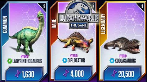 Hybrids Time Jurassic World The Game Youtube