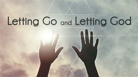 Letting Go And Letting God Acts 20 Northwood Temple