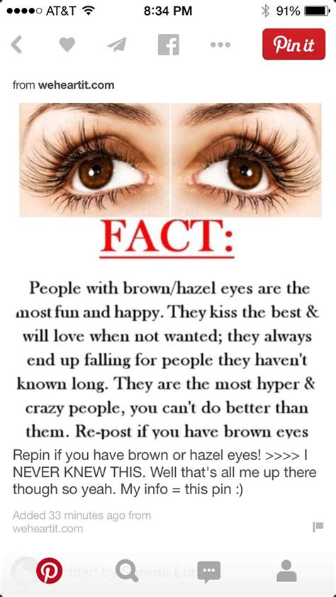 Hazel Team Eye Facts Eye Color Facts Cool Eyes