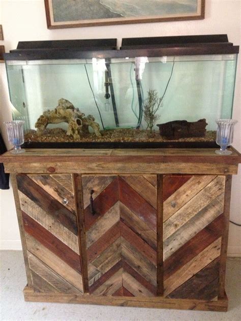 Pallet Project Pallet Fish Tank Cabinet Fish Tank Stand Fish Tank