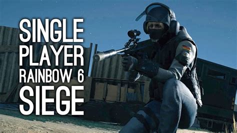 Lets Play Rainbow 6 Siege Single Player Mode Situations Gameplay Iq
