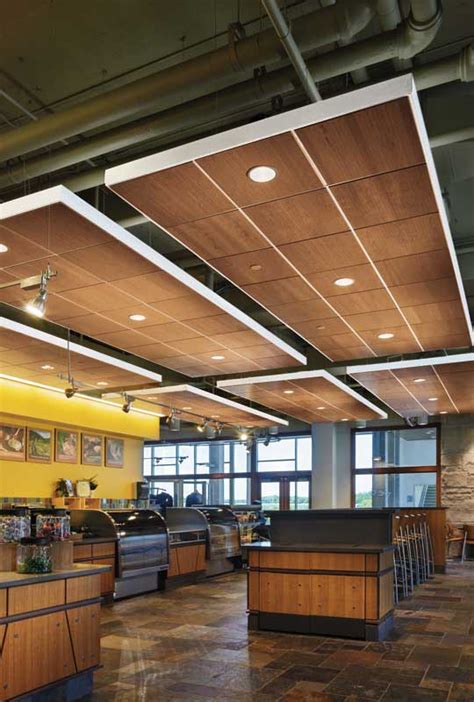 Suspended Wood Ceiling Clouds Shelly Lighting