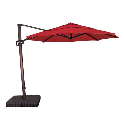 California Umbrella 11 Ft Sunbrella Rotating Offset Umbrella