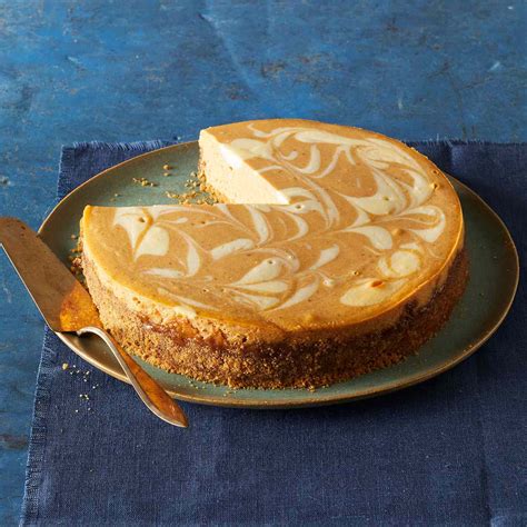 pumpkin swirl cheesecake recipe eatingwell