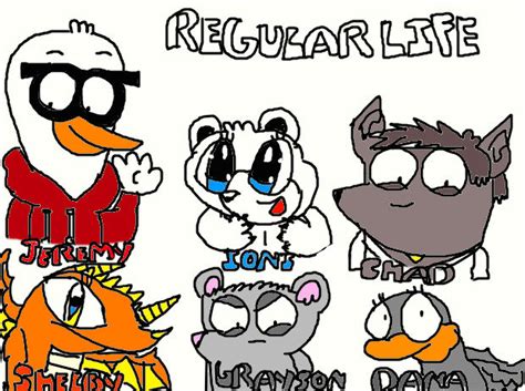 Regular Life Character Cast By Jeremenchi On Deviantart