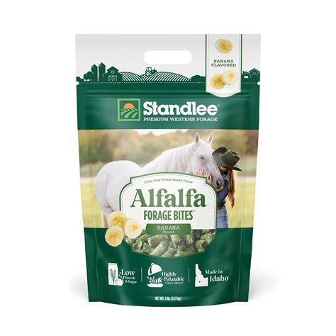 Standlee Premium Products Forage Alfalfa Forage Bites Banana Flavored