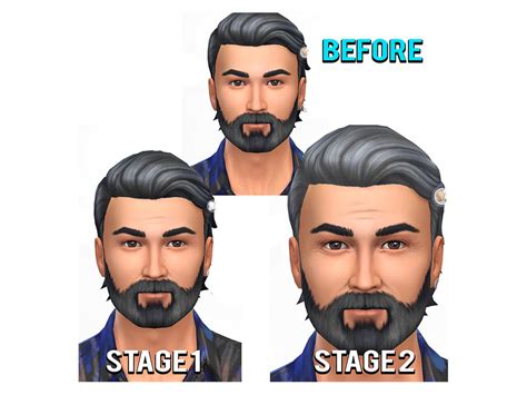 The Sims Resource Gradual Aging Wrinkle Set