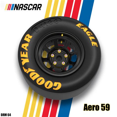 3d File Nascar Aero 59 Wheels・3d Printing Model To Download・cults