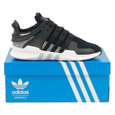 Eqt Support Adv Core Black White Mens Clothing From Attic Clothing Uk