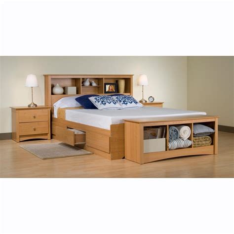 Youth storage bed with bookcase headboard in cappuccino coaster 400180. Manhattan Bookcase Platform Bed | www.hayneedle.com ...