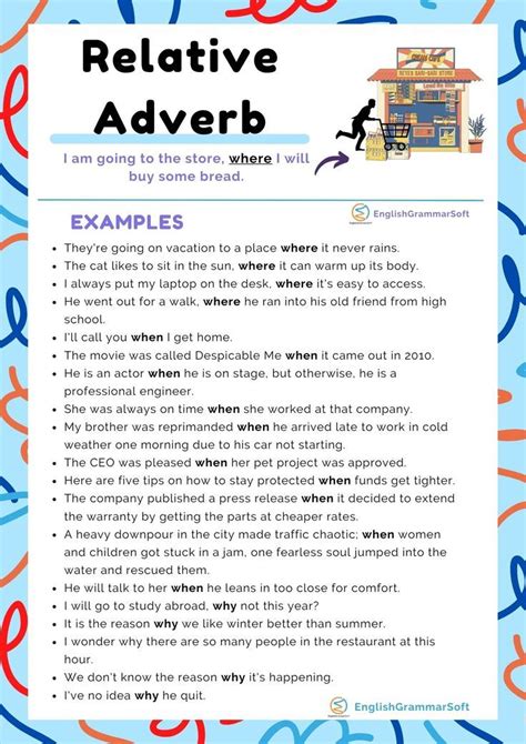 Relative Adverb Examples And Definition Learn English Grammar Study