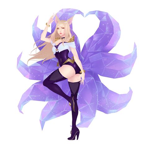 Kda Ahri By T3dd7ji On Deviantart