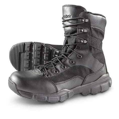 Reebok Mens 8 Dauntless Tactical Boots Side Zip 640740 Tactical
