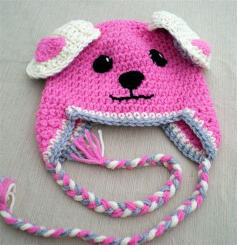 Pink Puppy Crochet Patterns Pink Puppy Crochet Hats