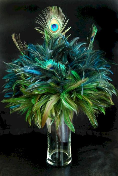 Wedding Flowers With Peacock Feathers Peacock Wedding Flowers Peacock