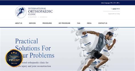 11 Trustworthy Orthopedic Centers In Singapore 2024