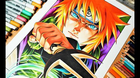 Drawing Epic Minato Namikaze Naruto Shippuden マンガデッサン Youtube