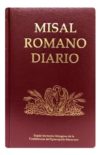 Misal Romano Diario Edicion Completa Con Canto Dorado En Venta En