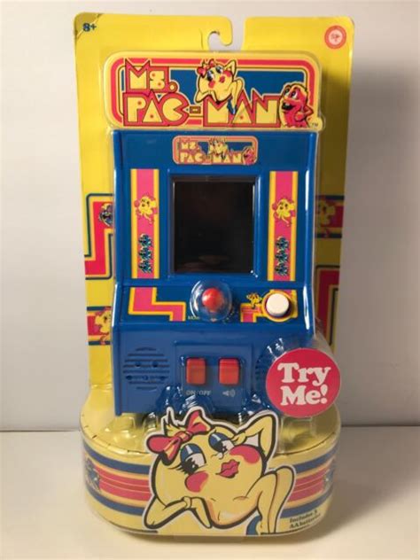 Ms Pac Man Handheld Electronic Mini Handheld Arcade Game Basic Fun