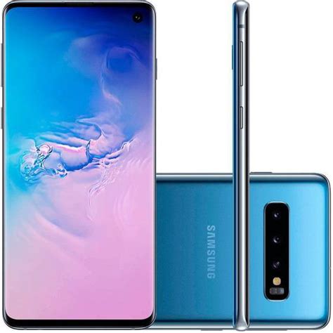 Smartphone Samsung Galaxy S10 Azul 128gb Dual Chip Tela 61 Octacore