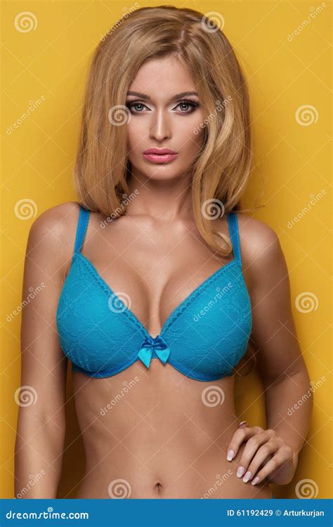 Blonde Woman Stock Image Image Of Body Model Makeup 61192429