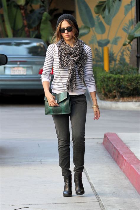 Jessica Alba In J Brand Celebrities In Designer Jeans From Denim Blog