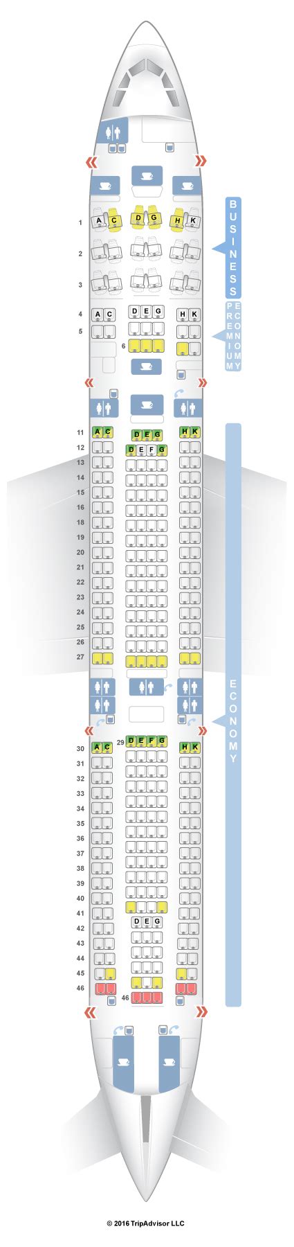Seatguru Seat Map Lufthansa Airbus A340 300 343 V3 Seatguru