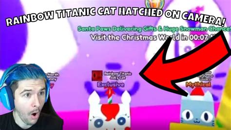 Hatched Rainbow Titanic Jolly Cat Hatched On Camera In Pet