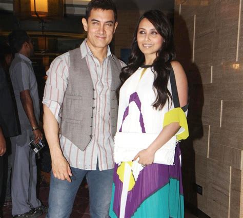 Rani Mukherji And Amir Khan At Talaash Success Party Bollywood Actresses Magazines Movies