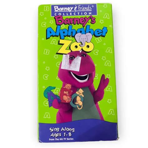 Barneys Alphabet Zoo Vintage Vhs Barney And Friends Collections 1994 Eur