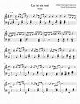La vie en rose Sheet music for Piano | Download free in PDF or MIDI ...