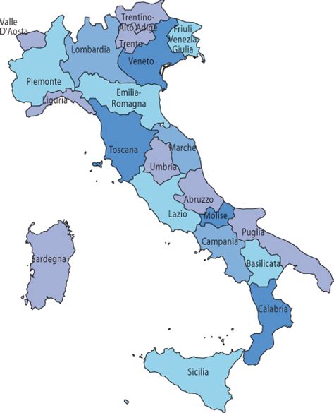 Cartina Italia Regioni Editabile Wrocawski Informator Internetowy