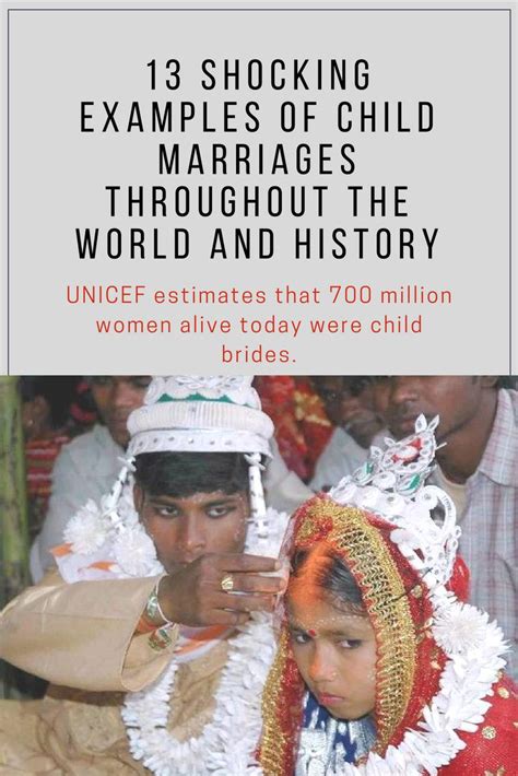 13 Shocking Examples Of Child Marriages Past And Present Marriage