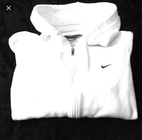Sweater White Nike Zip Up Hoodies Wheretoget