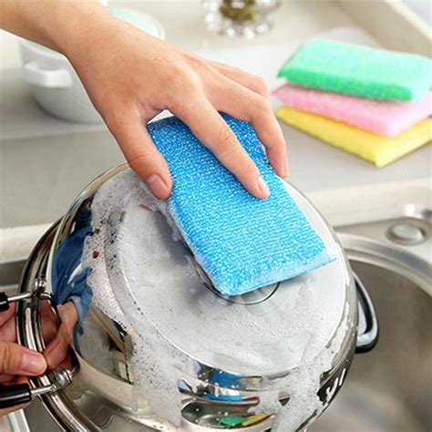Buy New Tenske 1pc4pcs Cleaning Sponges Universal Sponge Brush Set Kitchen