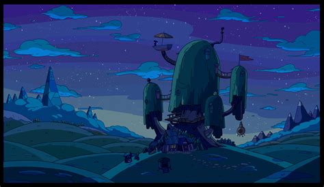 Adventure Time On Cartoon Network Background Paint On Behance