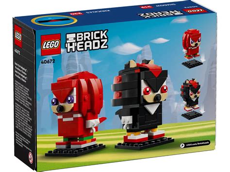 Brand New Shadow And Knuckles Lego Brickheadz Are On The Way Nintendo