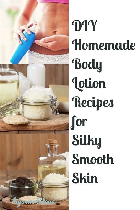 Diy Homemade Body Lotion Recipes For Silky Smooth Skin Homemade Body