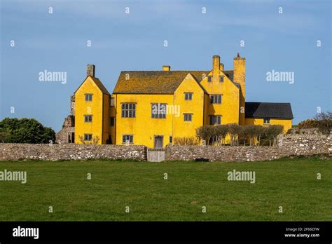 Sker House At Kenfig A Grade 1 Listed Historical House Porthcawl Stock