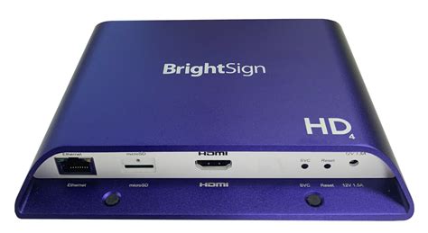 Brightsign Hd224 Standard Io Digital Signage Media Player H265 4k
